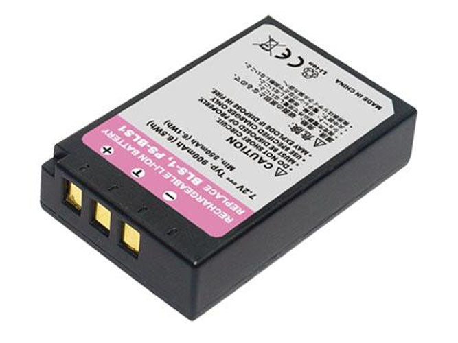 Sostituzione batteria fotocamera digitale per OLYMPUS E-400, E-420, E-450, E-600, E-620, E-P1, E-P2, E-P3, E-PL1, E-PL3, E-PM1, EVOLT E-410