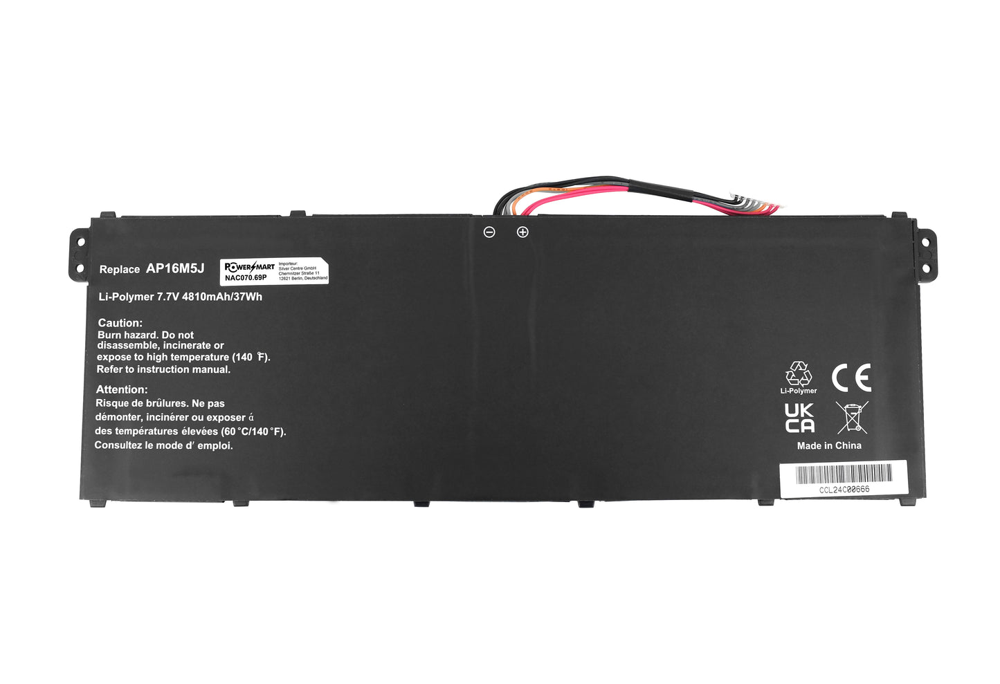 Batteria sostitutiva per laptop Acer A114-31-C0GD, A114-31-C1HU, A114-31-C3B7