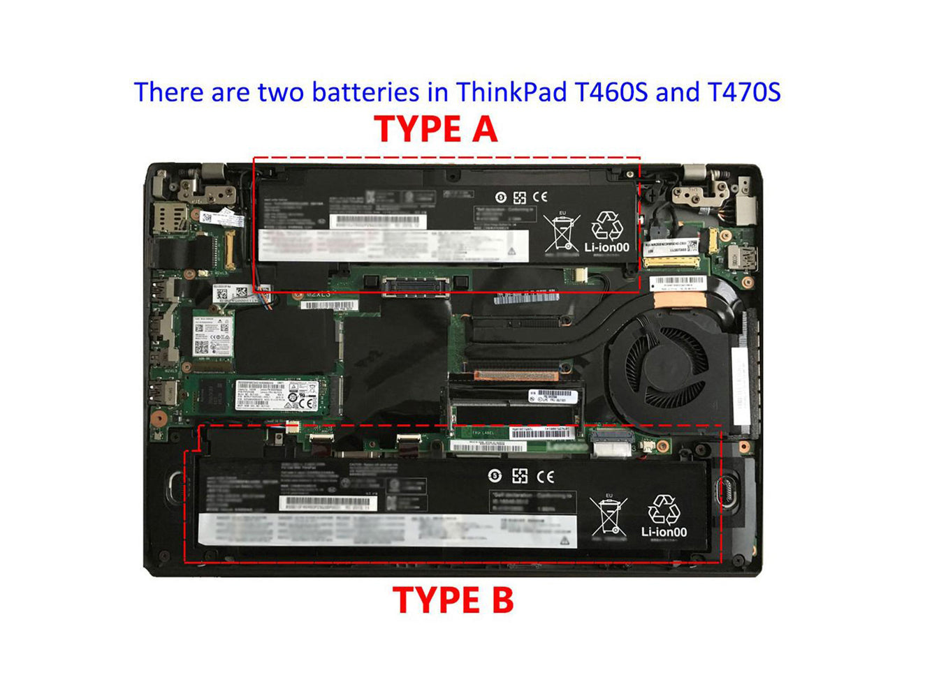Batteria sostitutiva per laptop LENOVO ThinkPad T460s - 20FA, ThinkPad T460s - 20F9