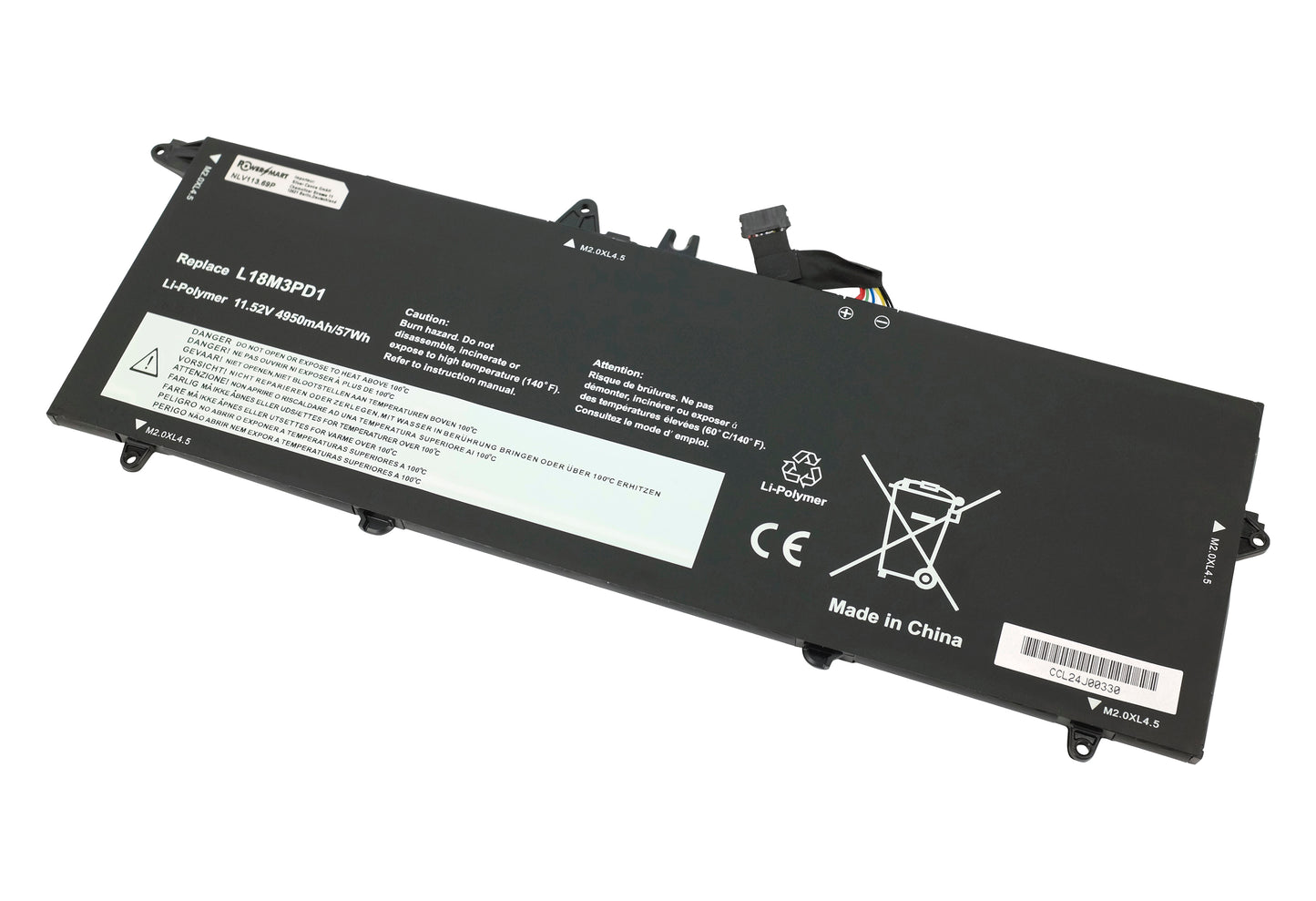 Ersatz-Laptop-Akku für LENOVO ThinkPad T490S, ThinkPad T495s