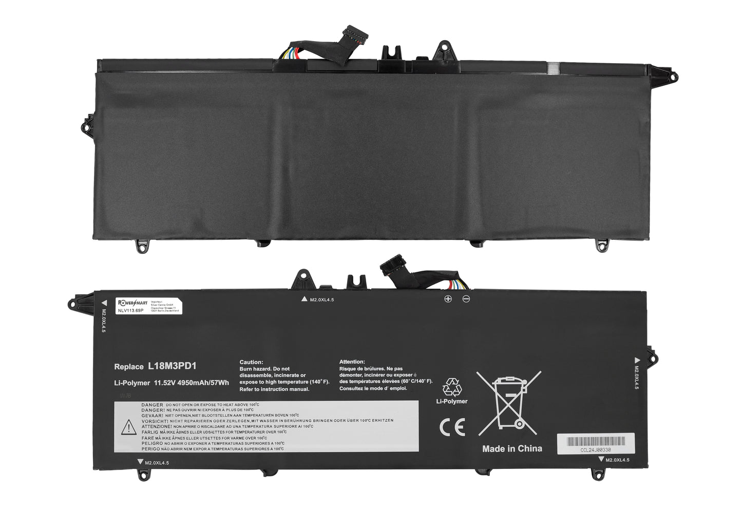 Ersatz-Laptop-Akku für LENOVO ThinkPad T490S, ThinkPad T495s