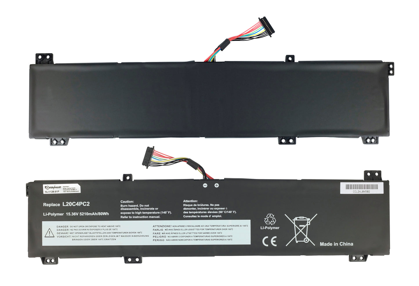 Laptop Battery Replacement for LENOVO Legion 5 Pro-16ACH6 2021, Legion 5 Pro-16ACH6H, Legion 5 Pro-16ITH6, Legion 5 Pro-16ITH6H