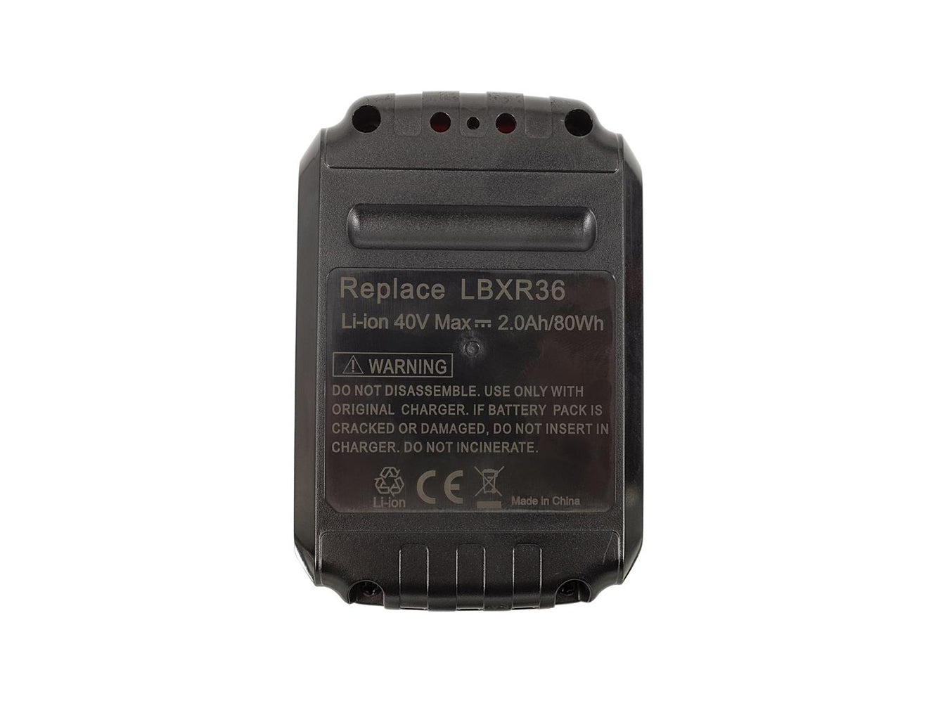 Batteria per elettroutensili da 40 V per BLACK & DECKER GLC3630L20, GTC3655L, GTC3655L20 Max