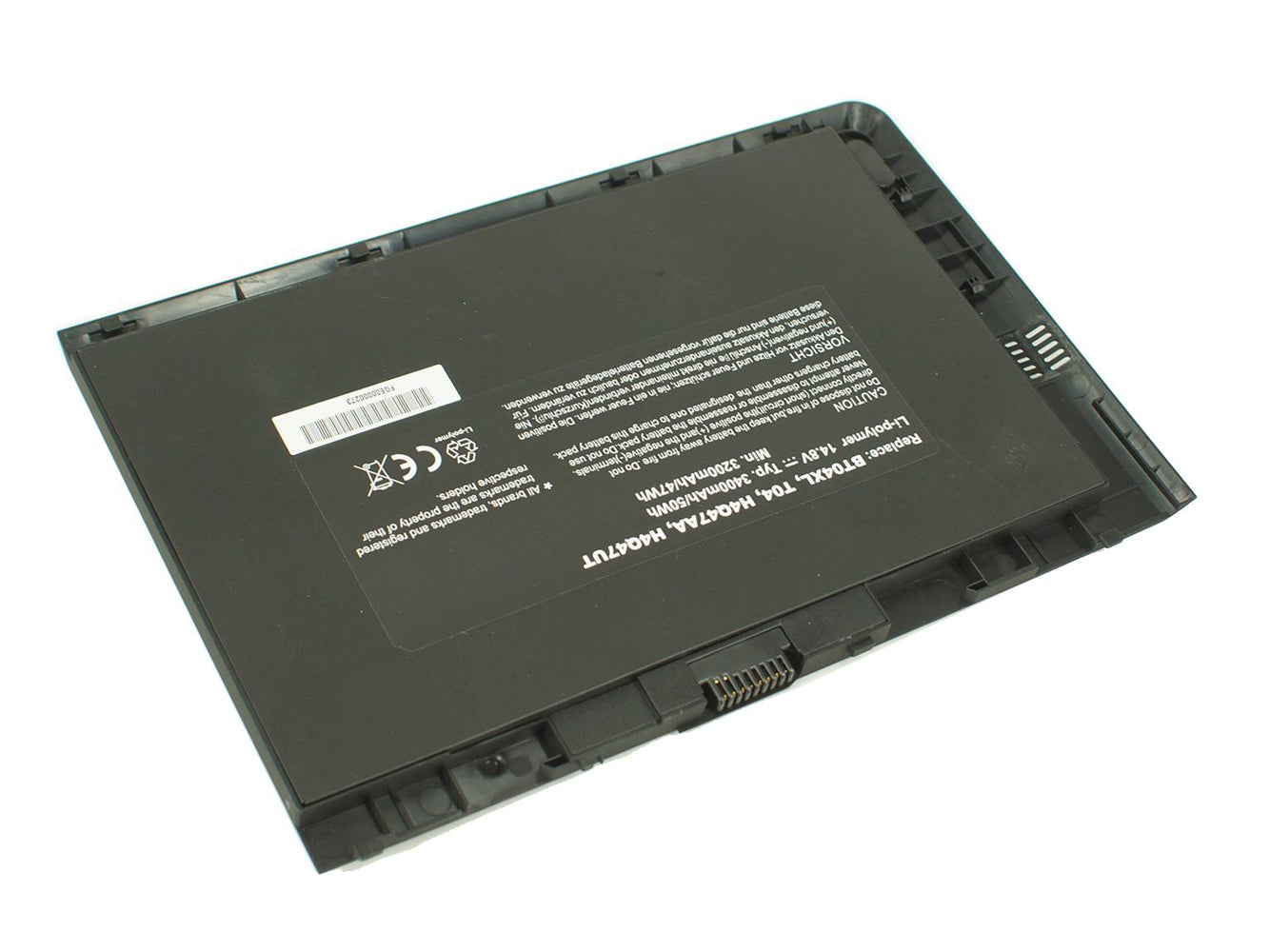 Batteria sostitutiva per laptop HP EliteBook 9470m, EliteBook Folio 9470m, EliteBook Folio 9470m Ultrabook