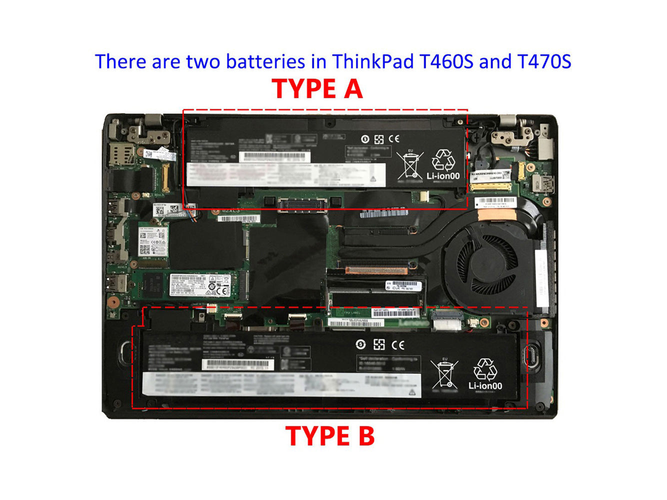 Batteria sostitutiva per laptop LENOVO ThinkPad T470s - 20HF, ThinkPad T470s - 20HG
