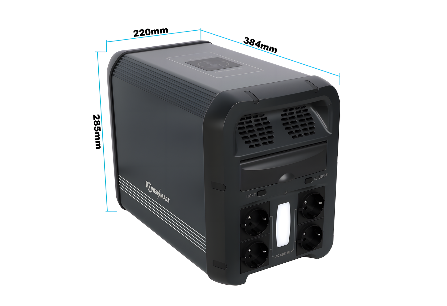 Powersmart PP2200 Portable Power Station 2200W 2160Wh Solar Generator Emergency Power