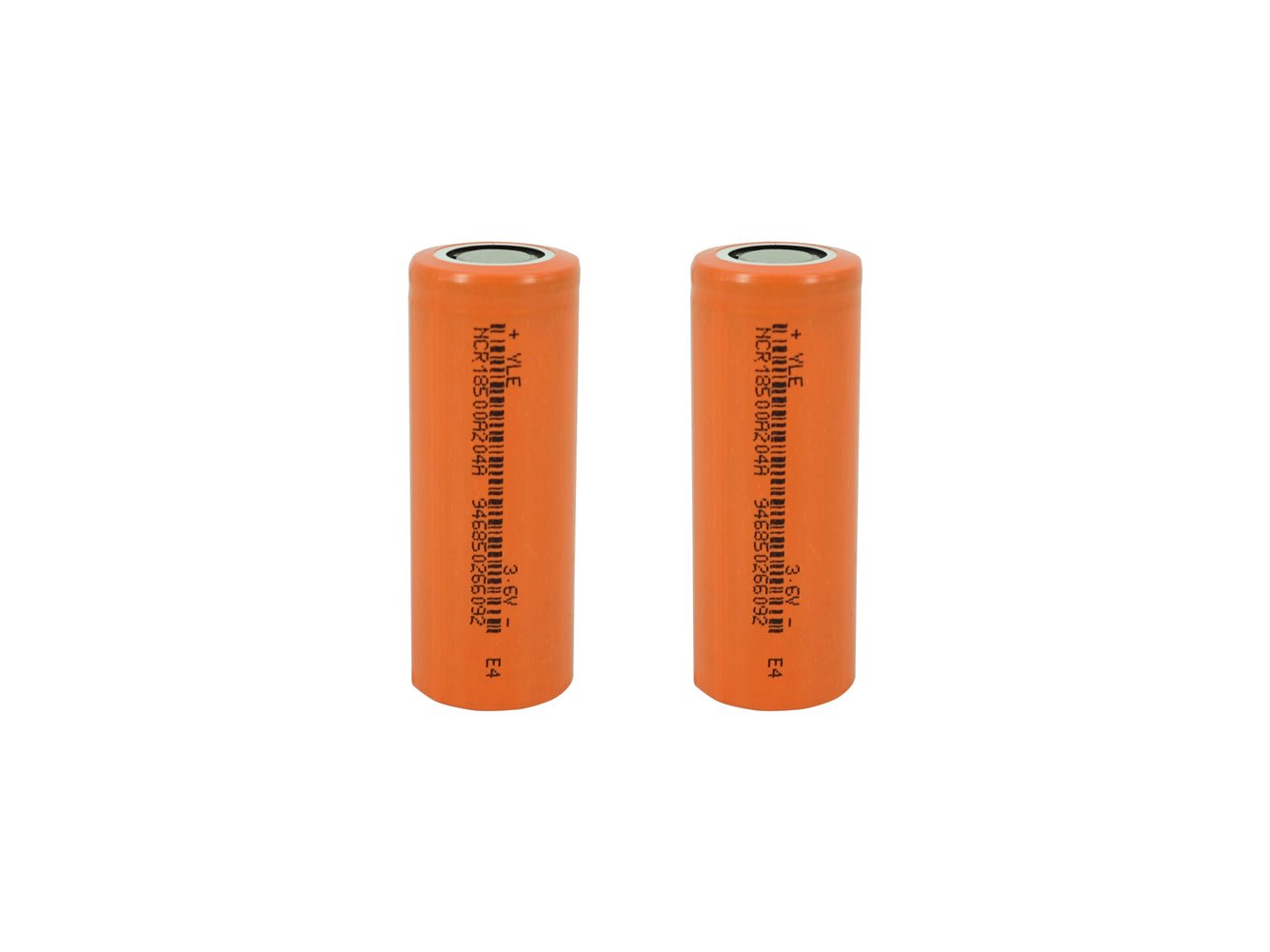 18500 3.6V 2040mAh Rechargeable Battery Cells