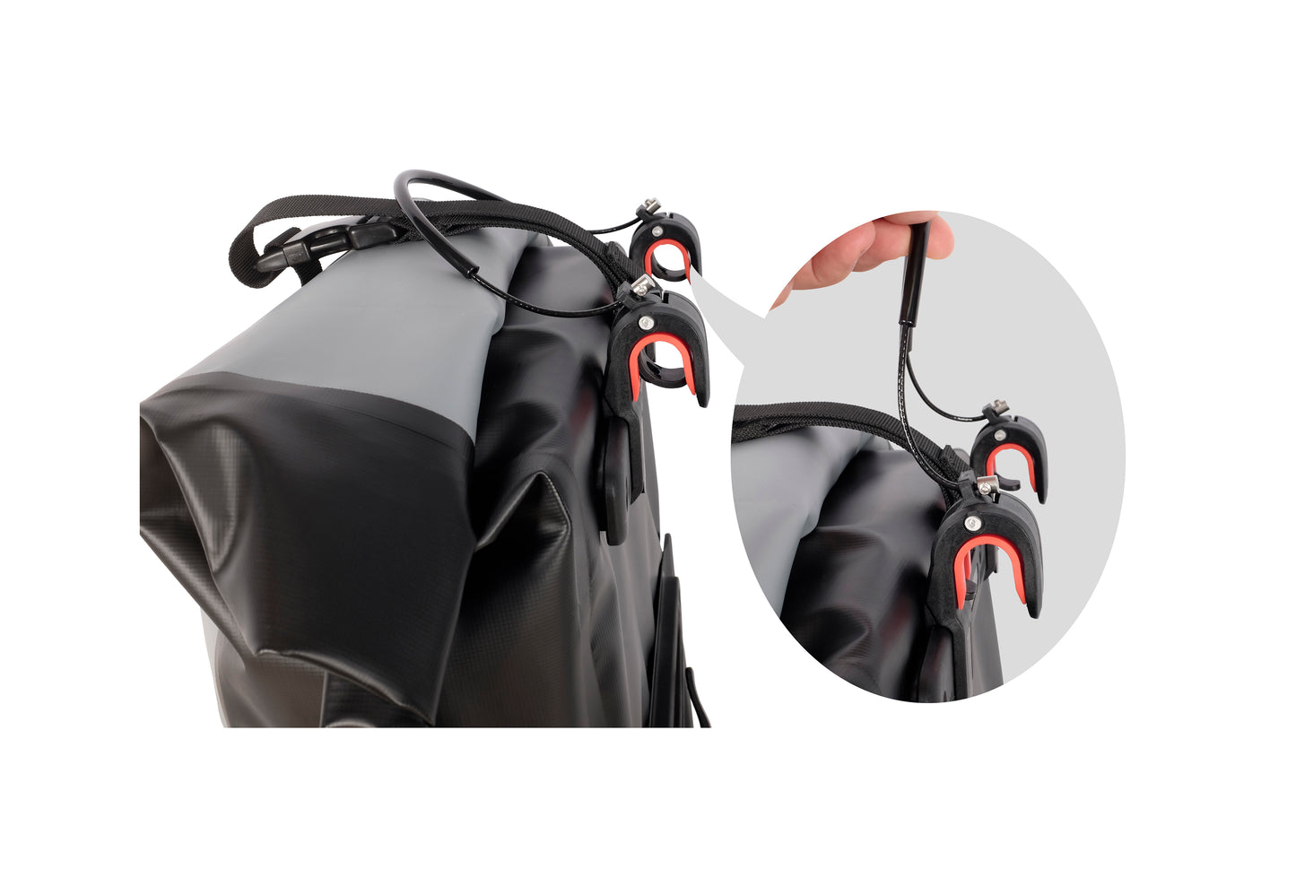 PowerSmart Wasserdichte Fahrradtasche 25L robust und langlebig