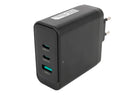 Chargeur rapide GaN 100 W à 3 ports, PD 3.0, compact et multiple, compatible avec iPhone 16 Pro Max, MacBook Air, iPad, Samsung S24 Ultra, Huawei, Xiaomi, DJI, etc.