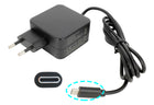 Chargeur rapide USB-C GaN 65 W, compatible avec Huawei MateBook, Lenovo Thinkpad, MacBook Pro/Air, Spectre, ASUS Chromebook, Acer, Dell, Google, Samsung et Xiaomi. Adaptateur secteur USB-C
