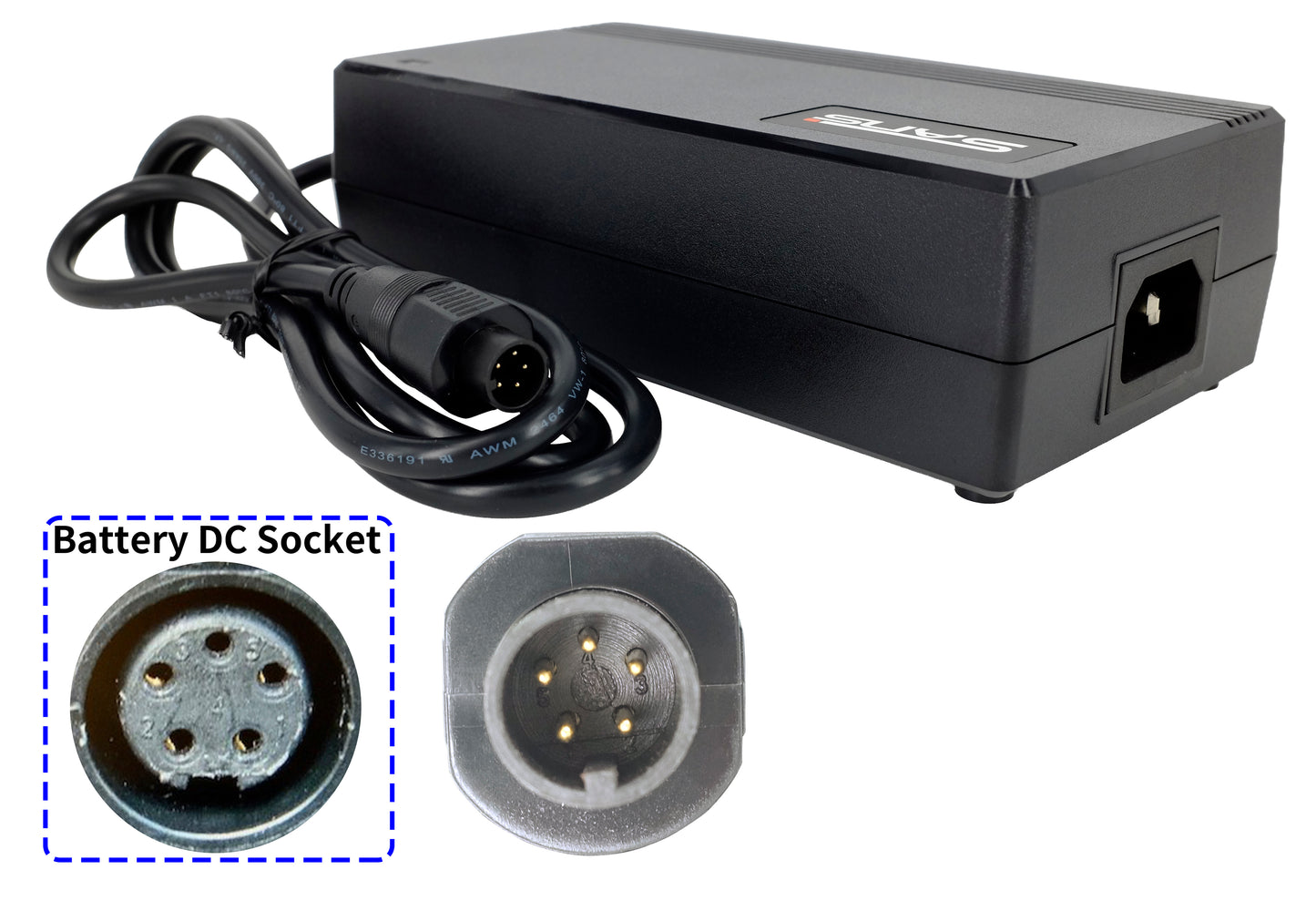PowerSmart Charger for Joycube SF-06/Wall-ES 48V 2A with 5-pin round