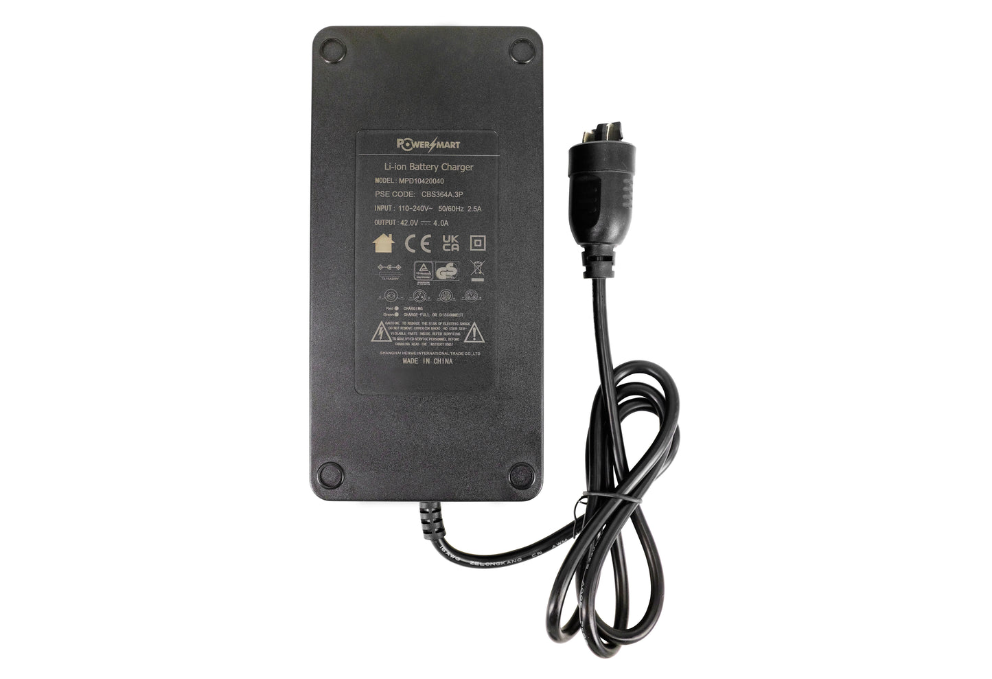 42V 4A AC-adapterlader voor 36V Active/Performance Line e-bikeAccu’s