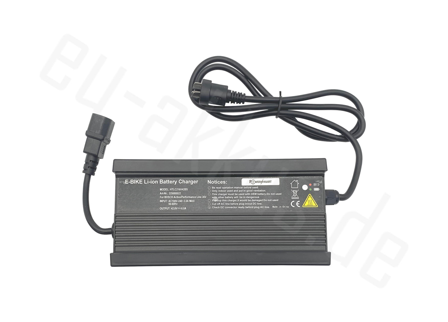 42 V 6 A AC-Adapter-Ladegerät für 36 V Active/Performance Line Ebike-Akkus