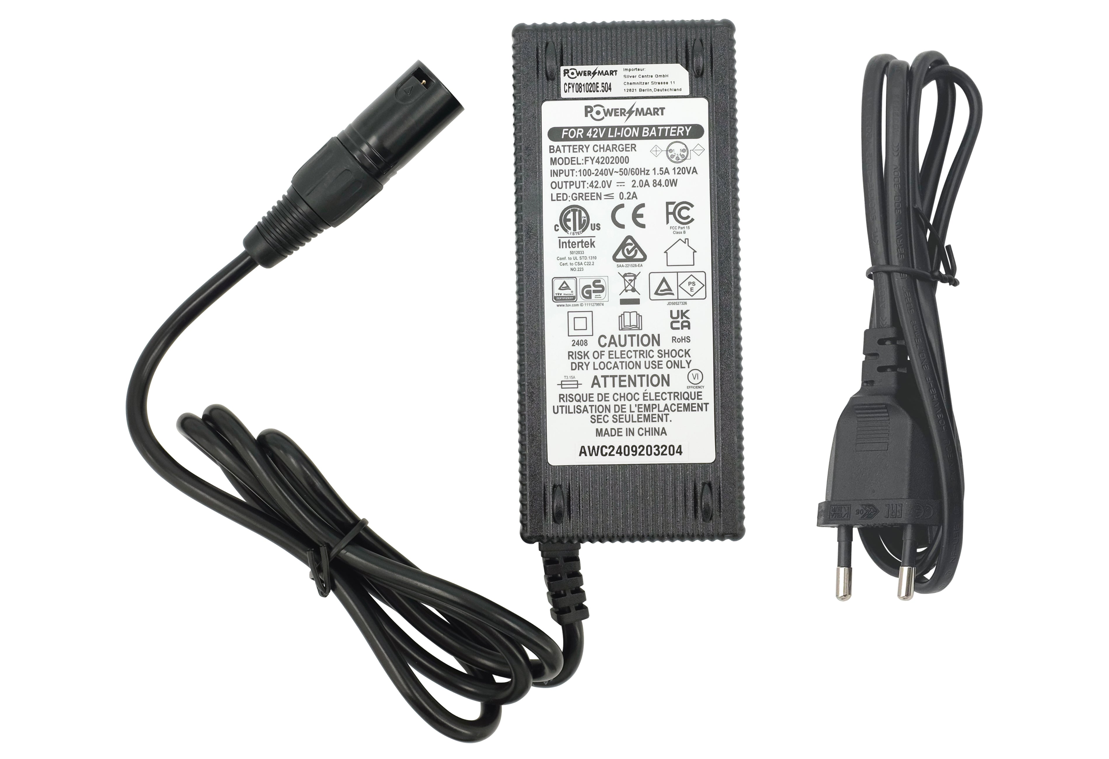 TranzX charger /A2B/GREENS/Hercules /Victoria/Winora /Ebike