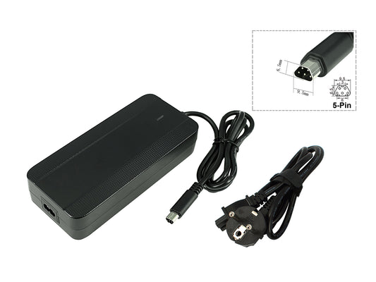 Chargeur adaptateur secteur 36 V 4 A pour vélo électrique (non compatible avec les batteries Joycube/Phylion)