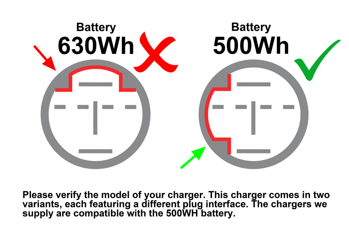42V 4A E-Bike-Ladegerät für Yamaha 500Wh InTube 36V Akku – X1R-8210C-10, PASC6, T2400820A Ersatzladegerät