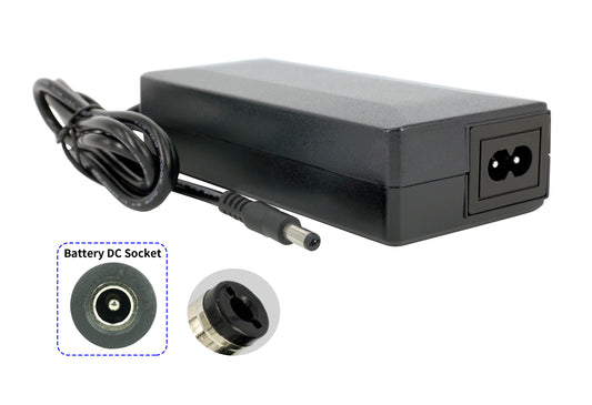 42 V 2 A Elektrofahrrad-Ladegerät für 36 V Lithiumbatterie, mit DC 5,5 mm x 2,1 mm Stecker