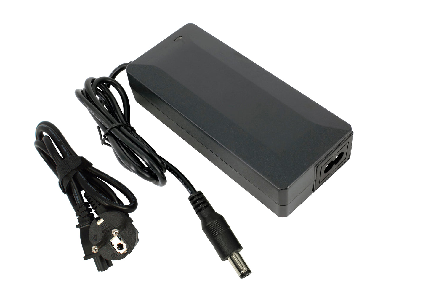 High-quality e-bike charger 36V 2.0A for batteries from Ansmann, Kalkhoff, Montana, Union, Victoria, Prophete, LLOBE and much more (DC 5.5×2.1mm)