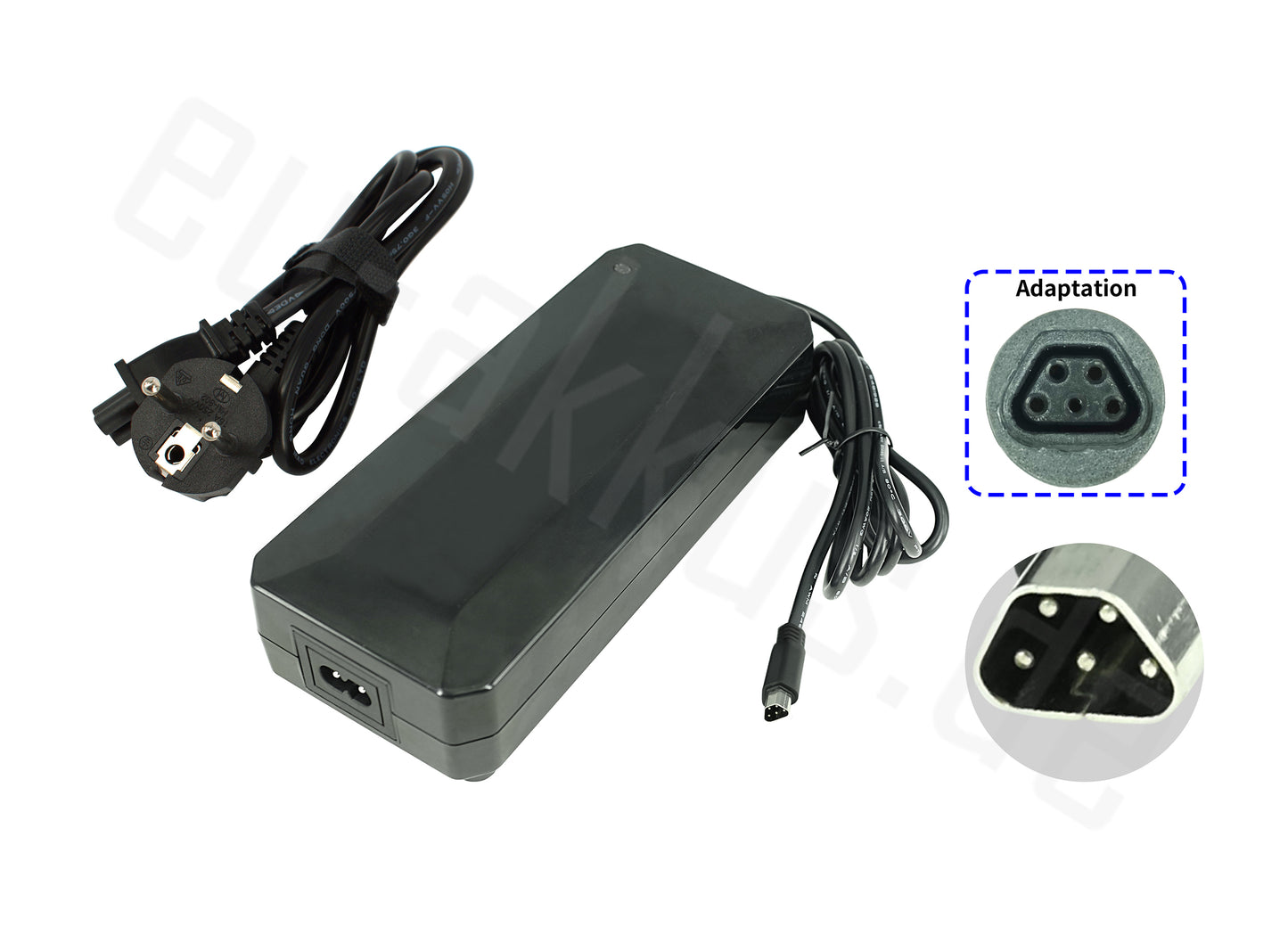 48-V-AC-Adapter-Ladegerät für Elektrofahrräder (nicht kompatibel mit Joycube-/Phylion-Akkus)