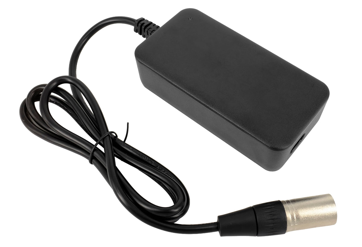 Caricabatterie E‑Bike 42V 2A per Batterie TranzX BL03, BL05, BL07, BL09 36V e Victoria – Caricabatterie XLR 5 Pin