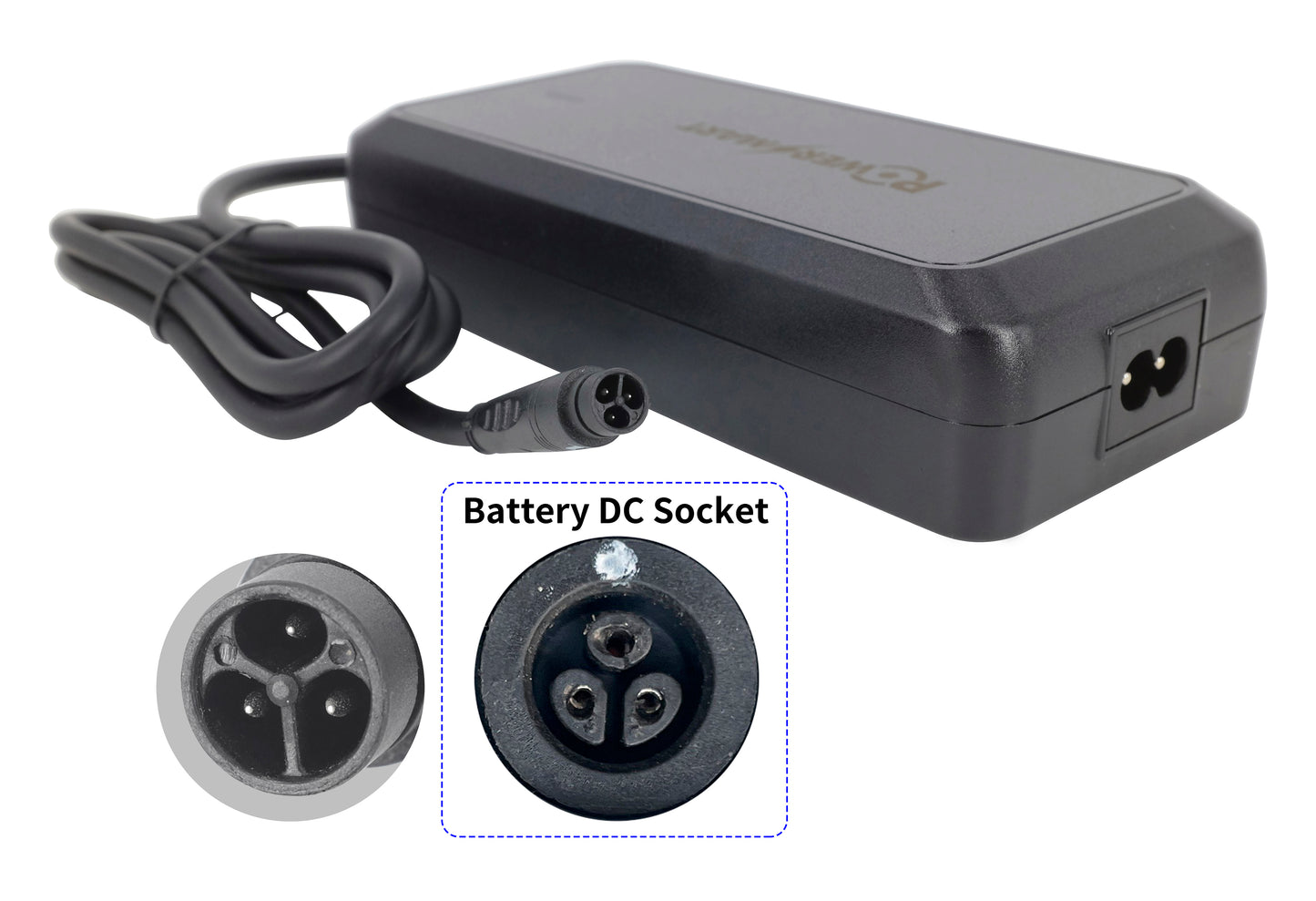 36V 2A Hyena Systems E-Bike-Akku-Ersatzladegerät für Carrera Impel und Feu Vert E-Rox Elektrofahrräder