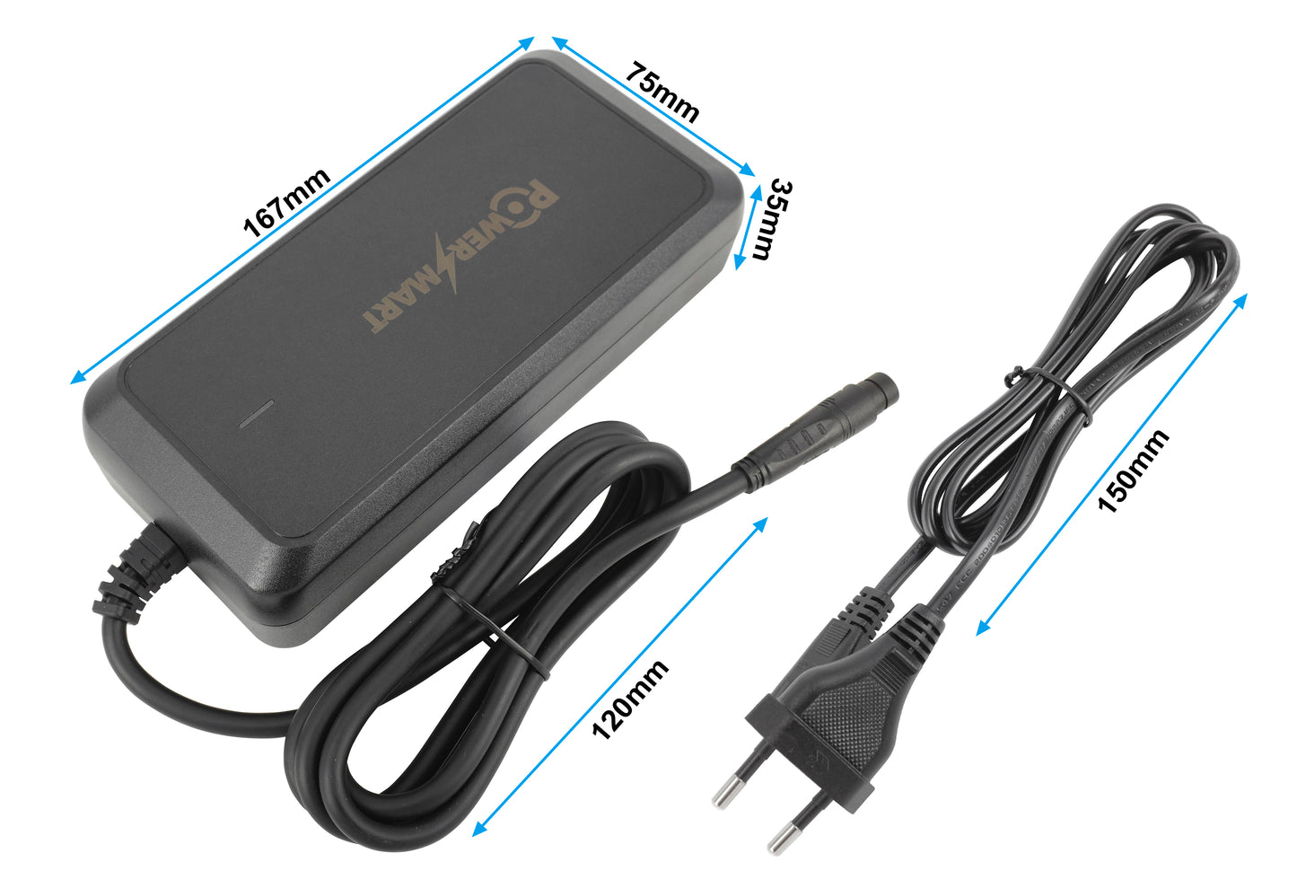 Ladegerät für E-Bikes mit 48-V-Akku, Ersatz für MATE X 750W 48V (MAX 3-polig) 14,5–17,5Ah Akku