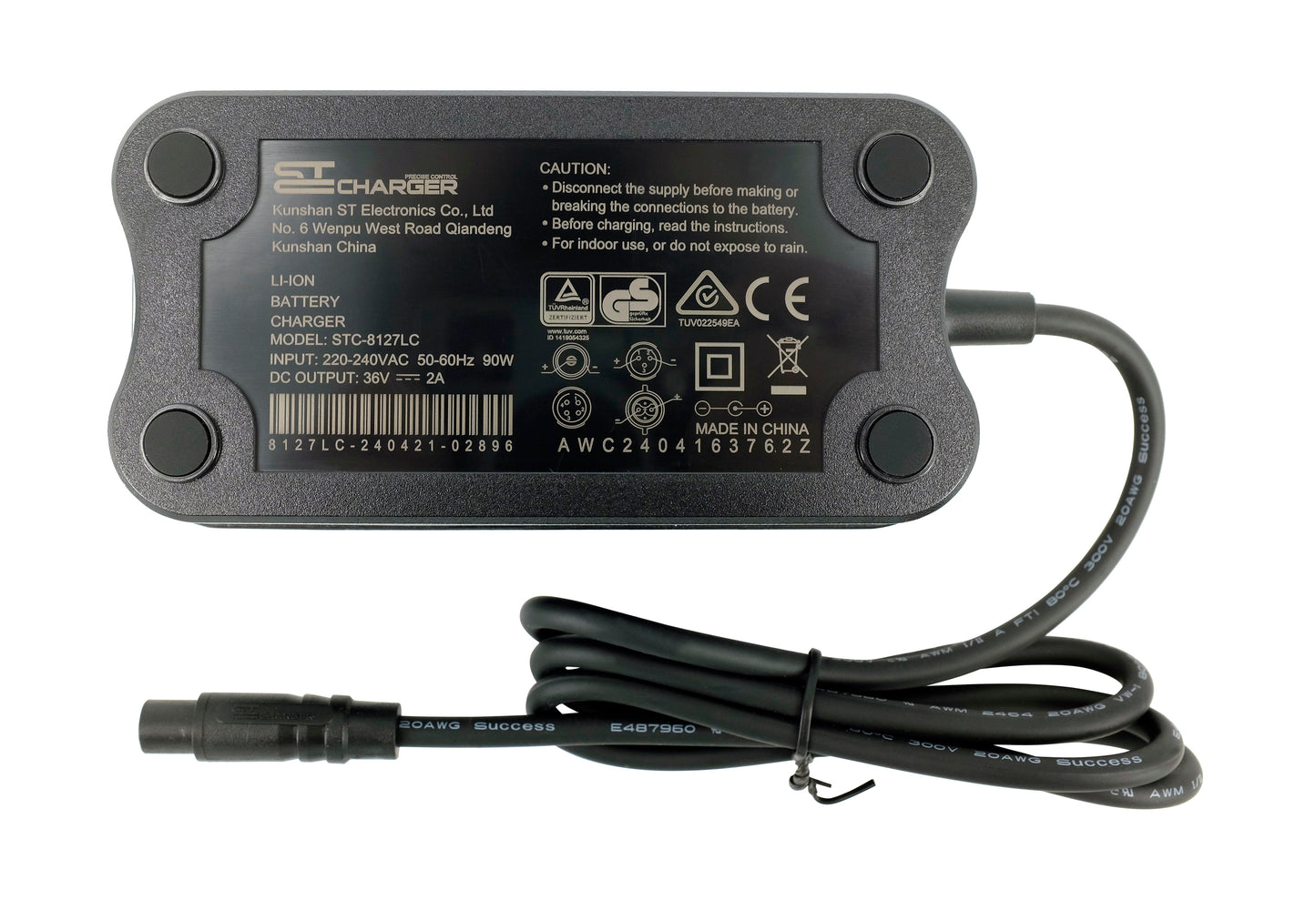 36-V-Netzadapter-Ladegerät für Elektrofahrräder