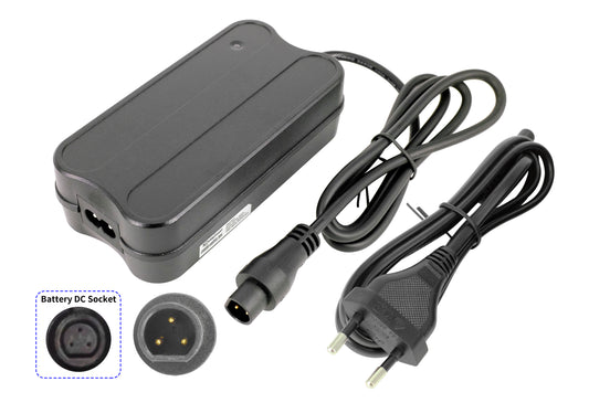 Ebike Battery Charger 36V 2A 3 Pin for Saxonette Comfort Plus Wave / Deluxe Wave/Premium Plus / Premium Sport/Quantum / X-Road / Everest