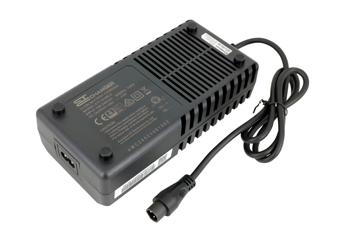 48V 2,5A AC-Adapter-Ladegerät für Elektrofahrräder
