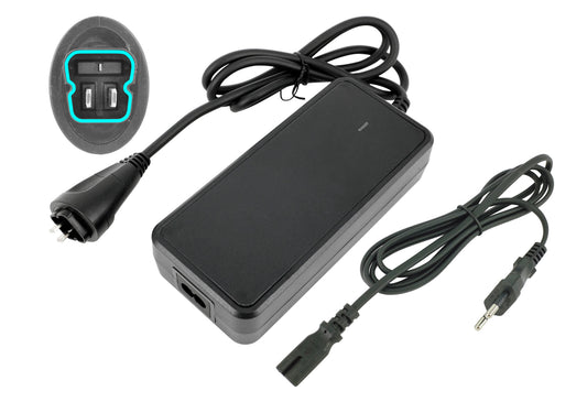 42V 2A acculader voor 36V Stella E-Bike accu, 3-pins ovale Stella stekker