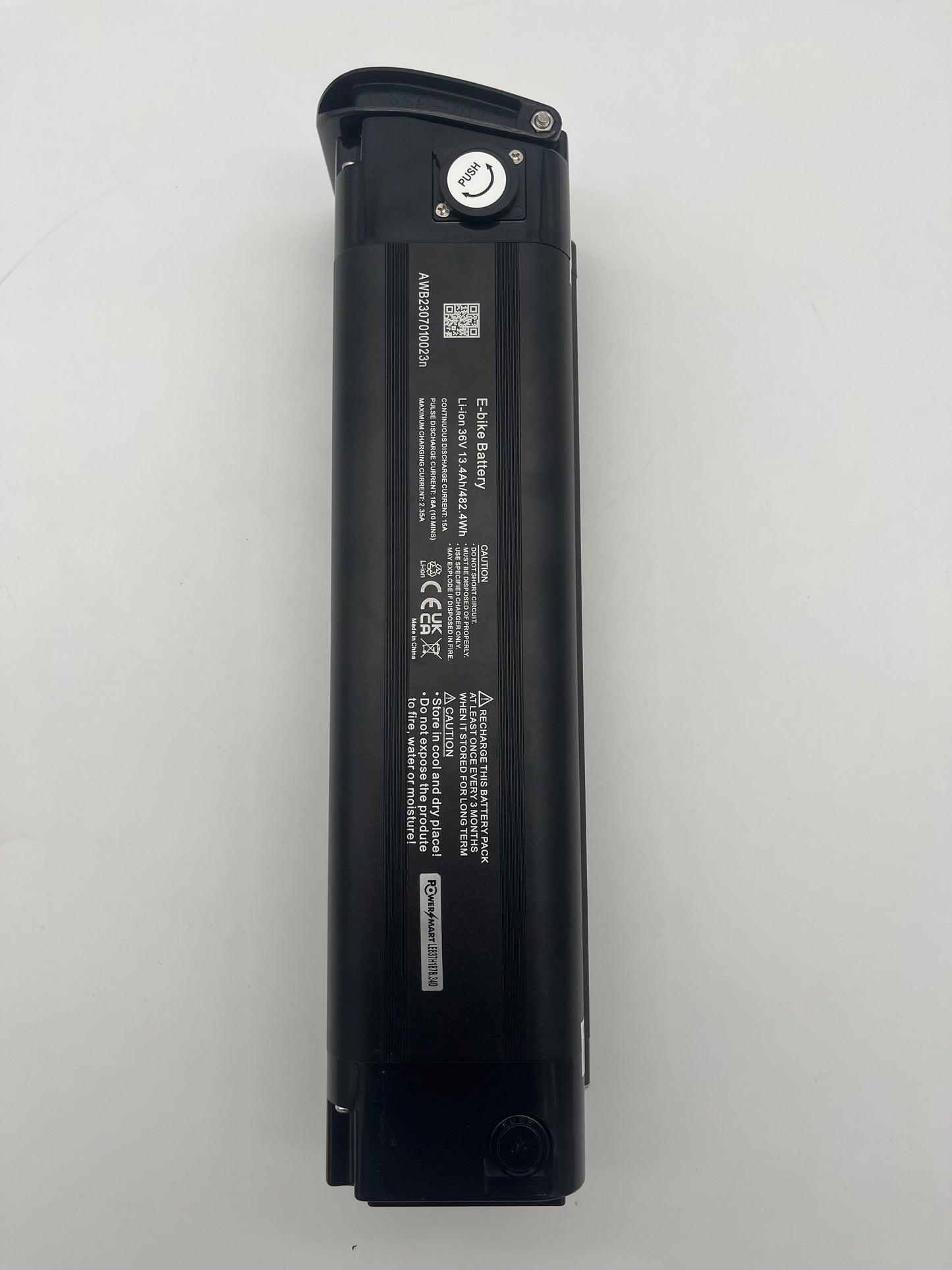 Used-36V 13.4Ah / 482Wh Battery for Telefunken Dynabike E-City RT