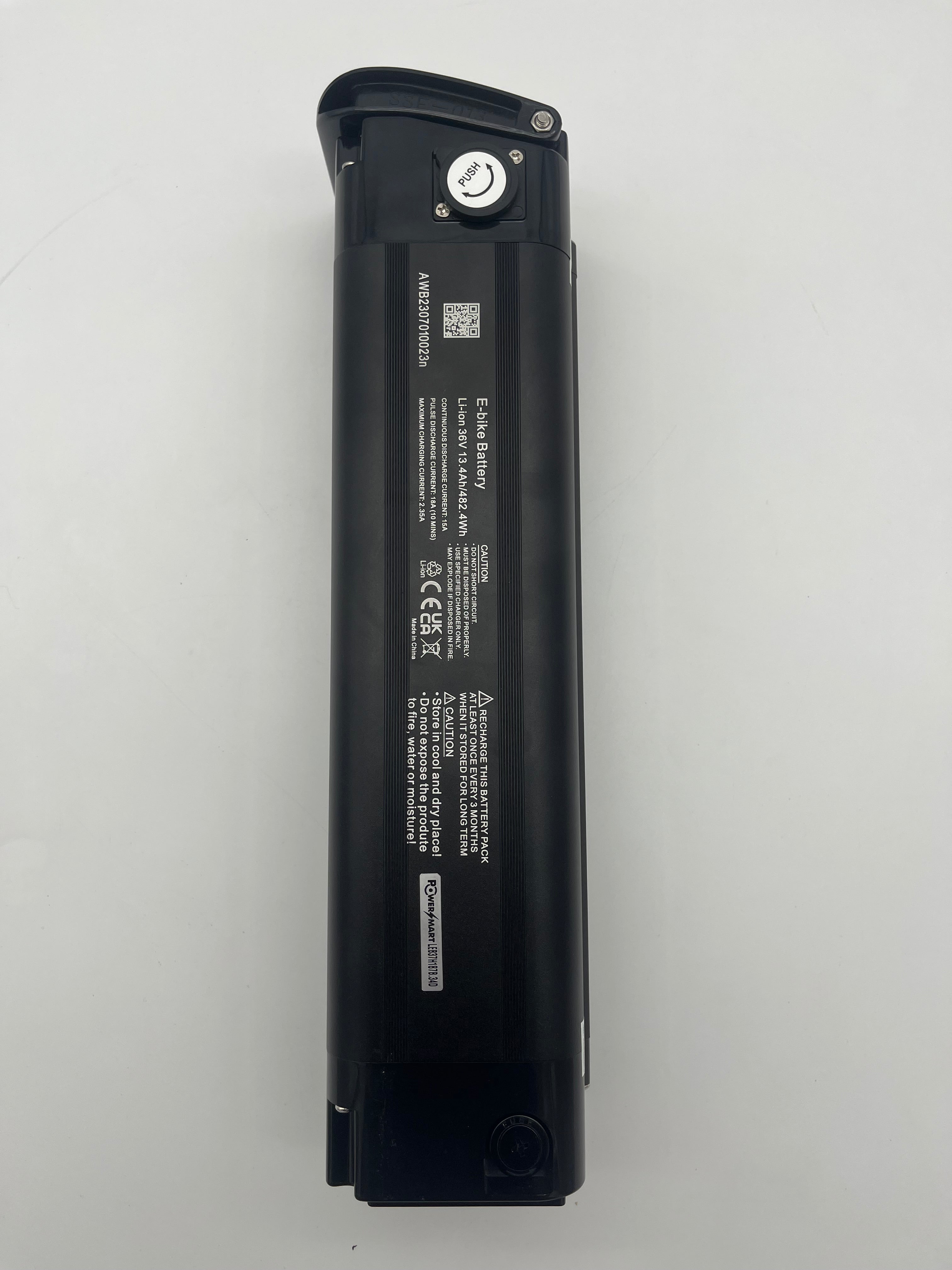 Used-36V 13.4Ah / 482Wh Battery for Telefunken Dynabike E-City RT