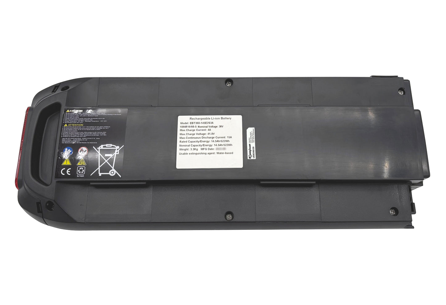 Fischer Cita 1.5/ Cita 1.8 Ebike akku Gepäckträger-Ersatzakku für E-Bikes mit FISCHER Cita ECU 1401 / 2200 / 2206, Fisher Cita Retro 2.0 / 3.0