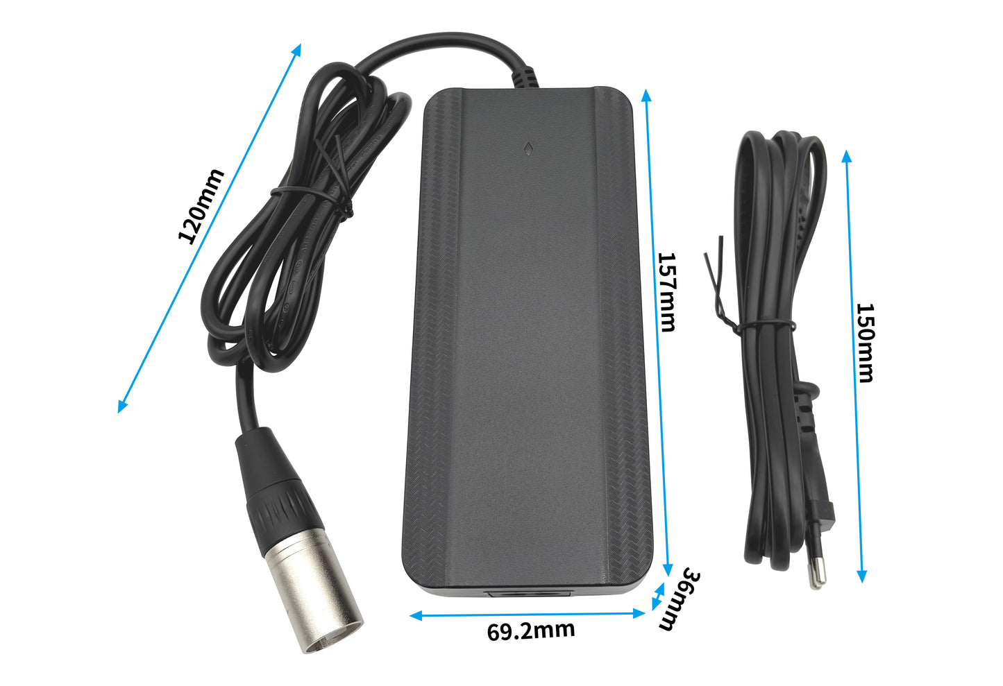 YJ1561004 CAN-Bus Electric Bike Battery Li-Ion 36V - 10.4Ah with 2A Charger, Replacement for Prophete Prophete Retro 28 inch city e-bike, Prophete Cargo 3R e-bike tricycle