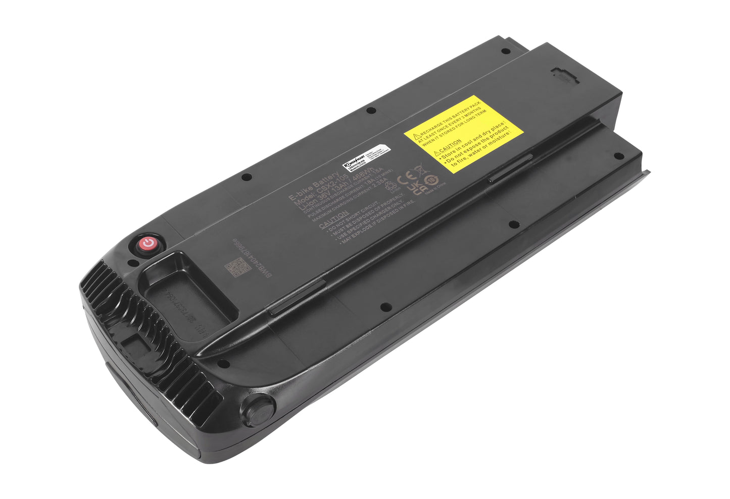 Batterie Li-Ion 36 V - 13 Ah pour vélo électrique, compatible avec les modèles Crescent Elin/Elina, Crescent Elmo, Crescent Elwin et Crescent Elora.