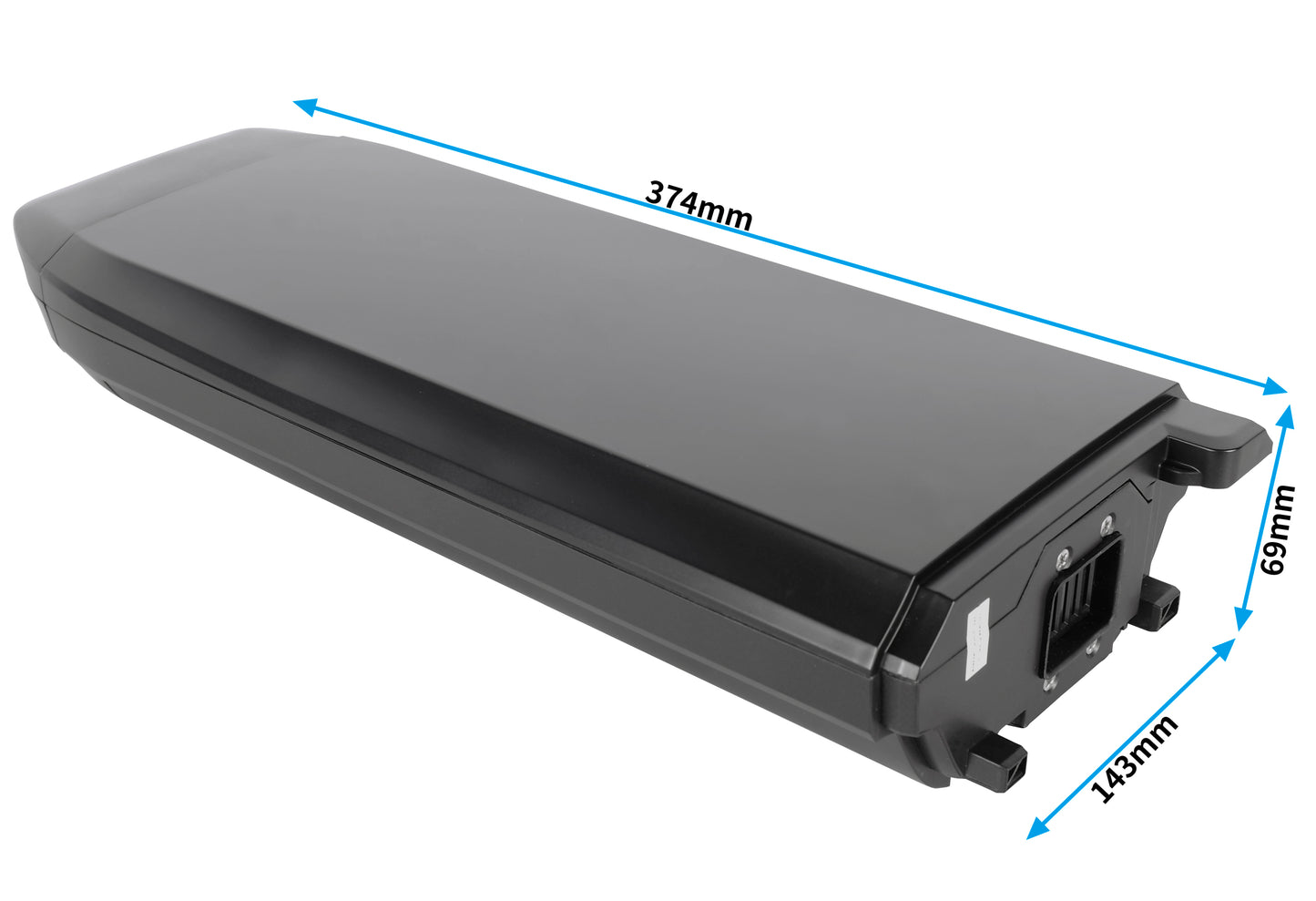 Batterie de vélo électrique 36 V - 16 Ah/576 Wh Canbus Bafang, batterie de remplacement pour Freebike Manhattan (2023-2024) avec moteur Bafang Middle