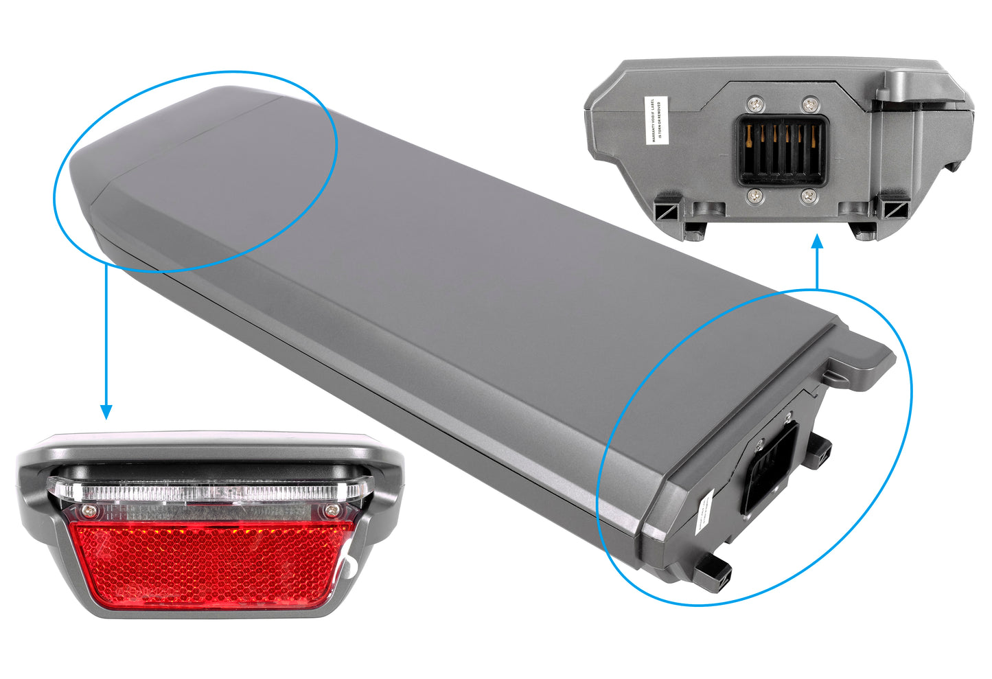 Batería para portaequipajes de 36 V con UART Phylion para Vogue COMFORT, PREMIUM, BASIC y ELITE