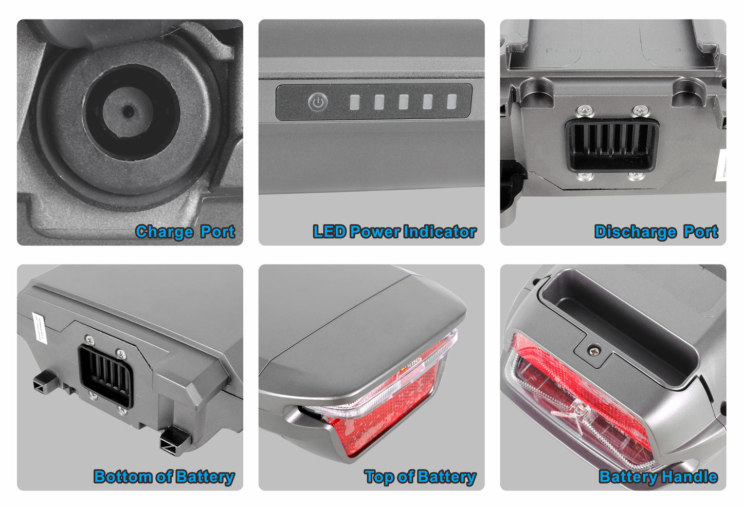 Batería para portaequipajes de 36 V con UART Phylion para Vogue COMFORT, PREMIUM, BASIC y ELITE