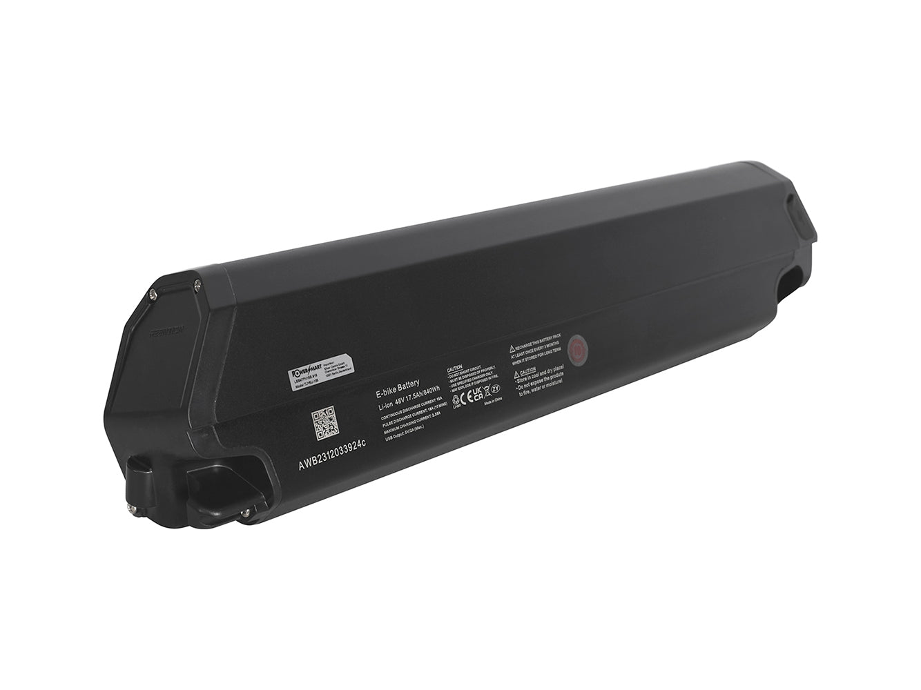 Batterie 48V 13Ah/624Wh pour e-JOE GADIS Long Range Comfort Cruiser, LLobe Voga Bianco