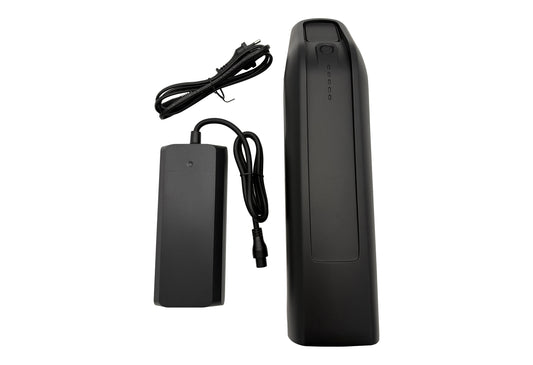 48V 12,8Ah E Bike Akku mit 3A Schnellladegerät, Ersatz für Prophete (ZZ131304) mit AEG Antrieb