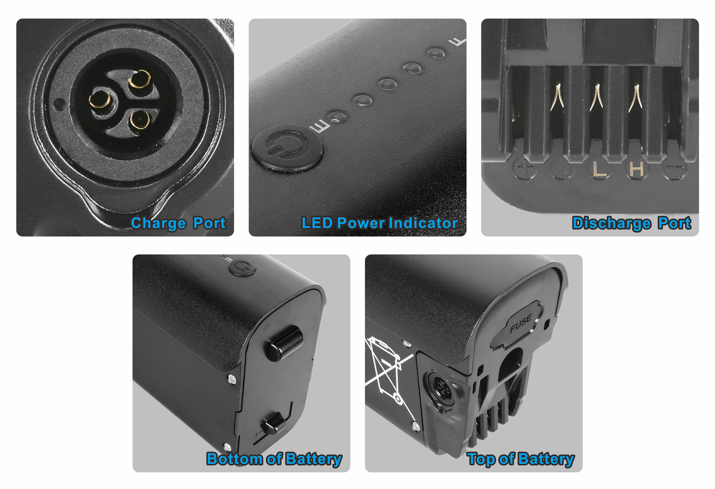 36V 14Ah / 504 Wh Battery for Qwic Urban FN7, FN7 Lite, R1 belt, RD9