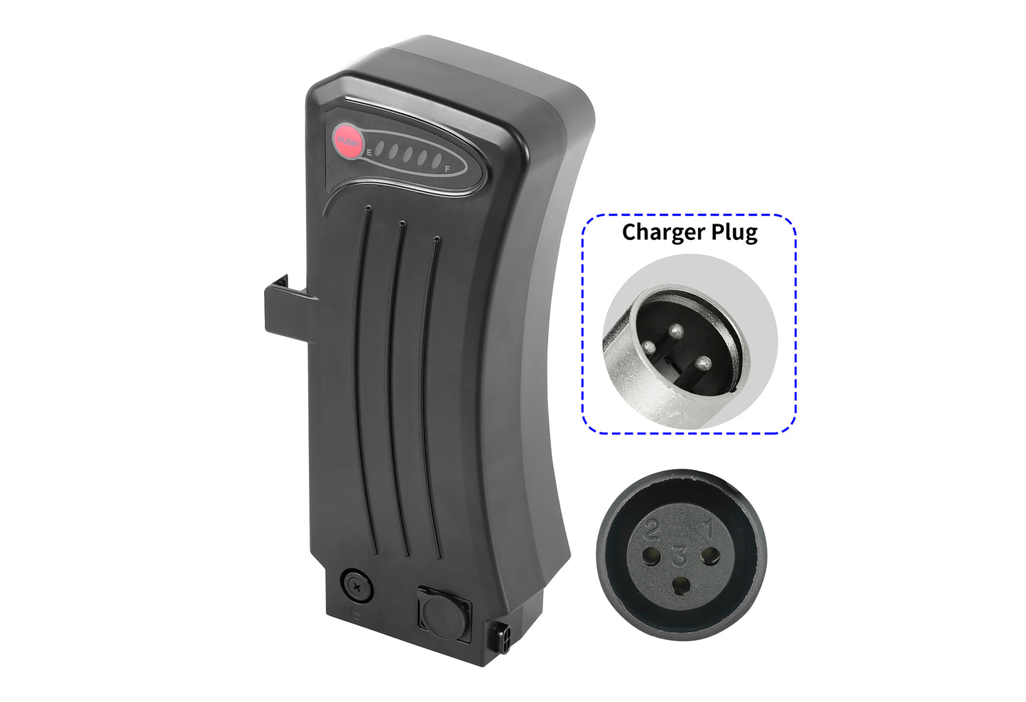 36V 13.6Ah Li-ion Kreidler E-Bike Battery for Replacement for Kreidler Vitality Shimano Nexus 7-Gang