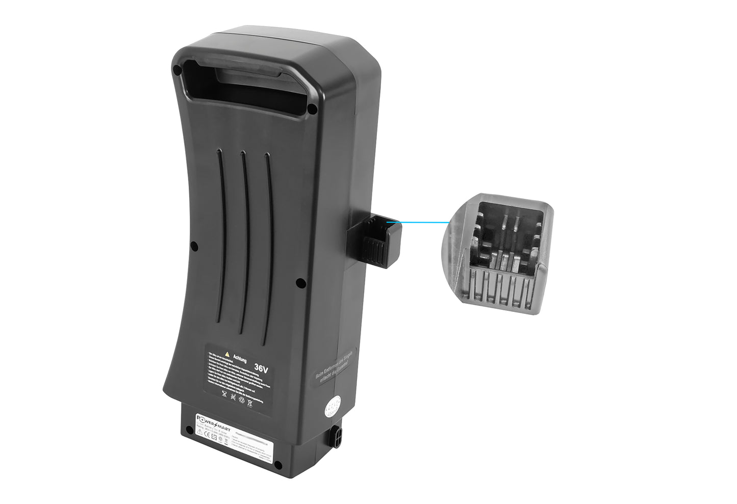 36V 13.6Ah Li-ion Kreidler E-Bike Battery for Replacement for Kreidler Vitality Shimano Nexus 7-Gang