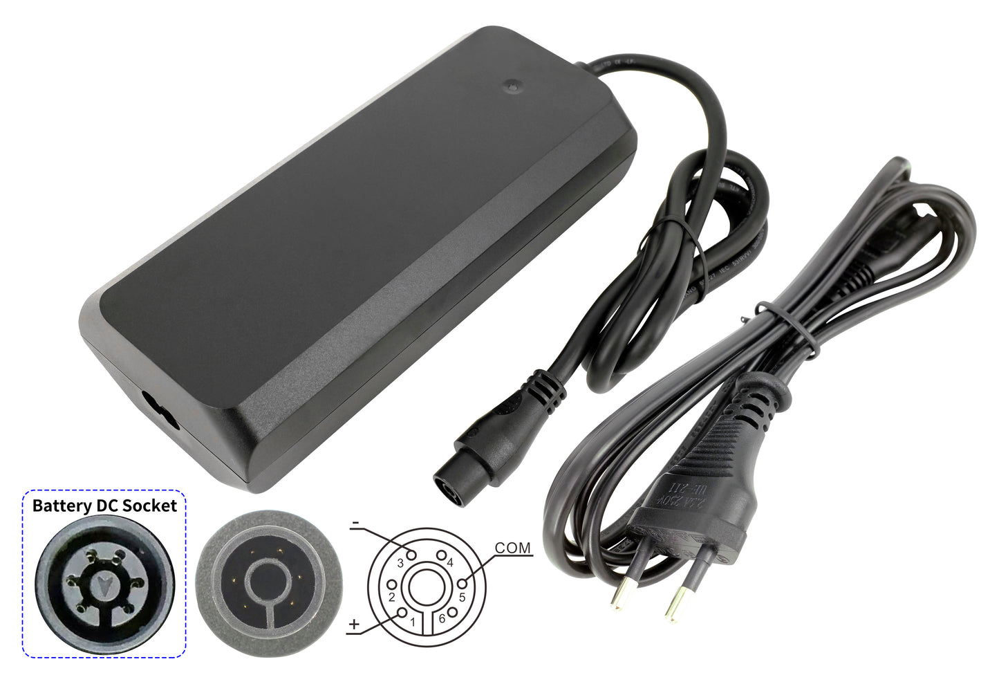 48V 12,8Ah E Bike Akku mit 3A Schnellladegerät, Ersatz für Prophete (ZZ131304) mit AEG Antrieb