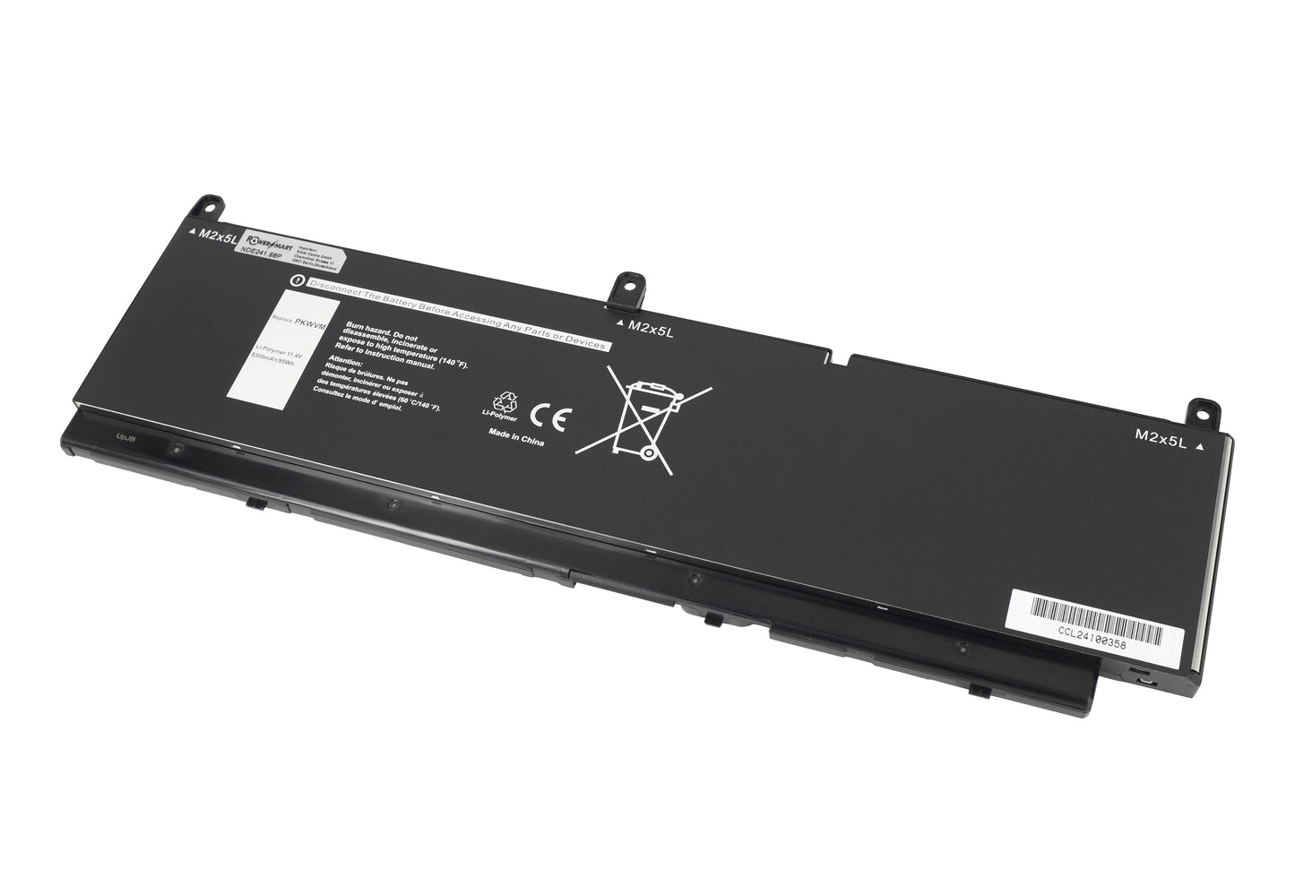Batterie pour ordinateur portable Dell Precision 7550, Precision 7560, Precision 7750, Precision 7760