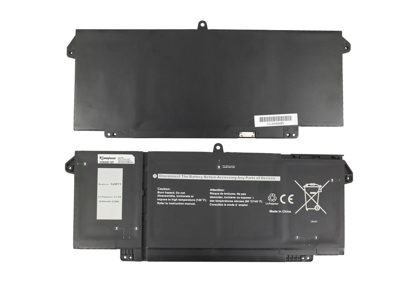 Laptop-Ersatzakku für Dell Latitude 13 5320, Latitude 14 7320, Latitude 14 7420, Latitude 7320 14MDJ