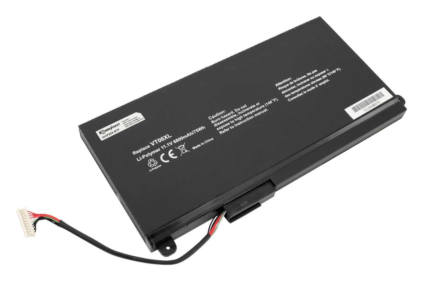 Batterie de remplacement pour ordinateur portable HP Envy 17T-3000