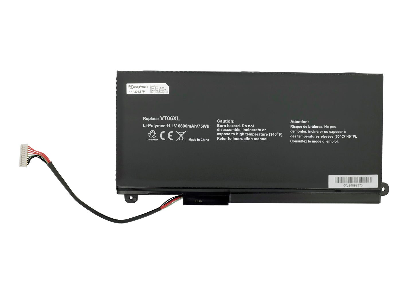 Batterie de remplacement pour ordinateur portable HP Envy 17T-3000