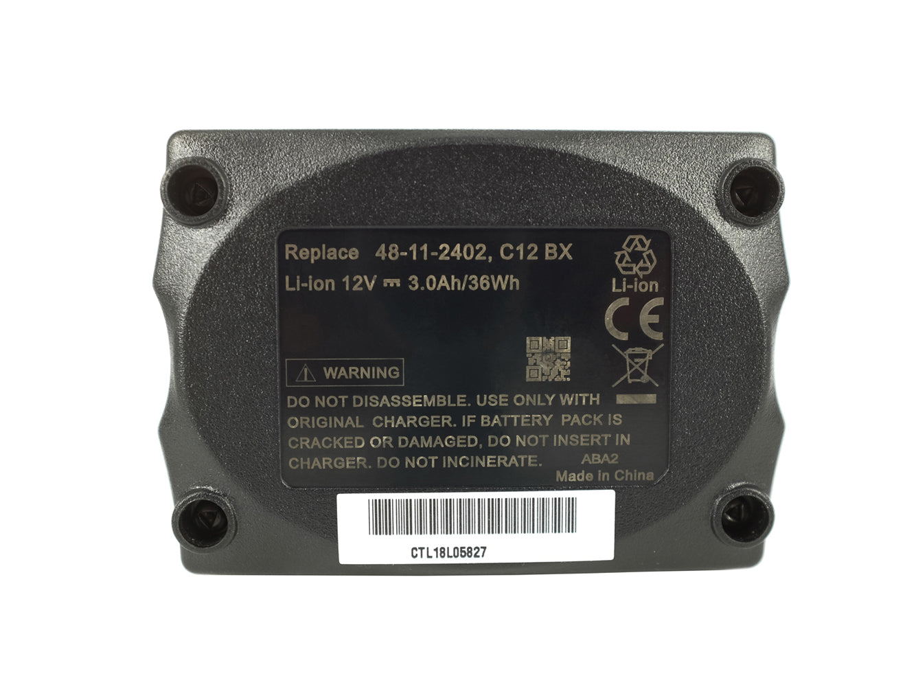 Werkzeugakku für MILWAUKEE 2207-20, 2207-21, 2238-20, 2238-21, 2239-20, 2239-21, 2260-21, 2276-20NST, 2276-21, 2276-21NST. Ersatzakku für Elektrowerkzeuge