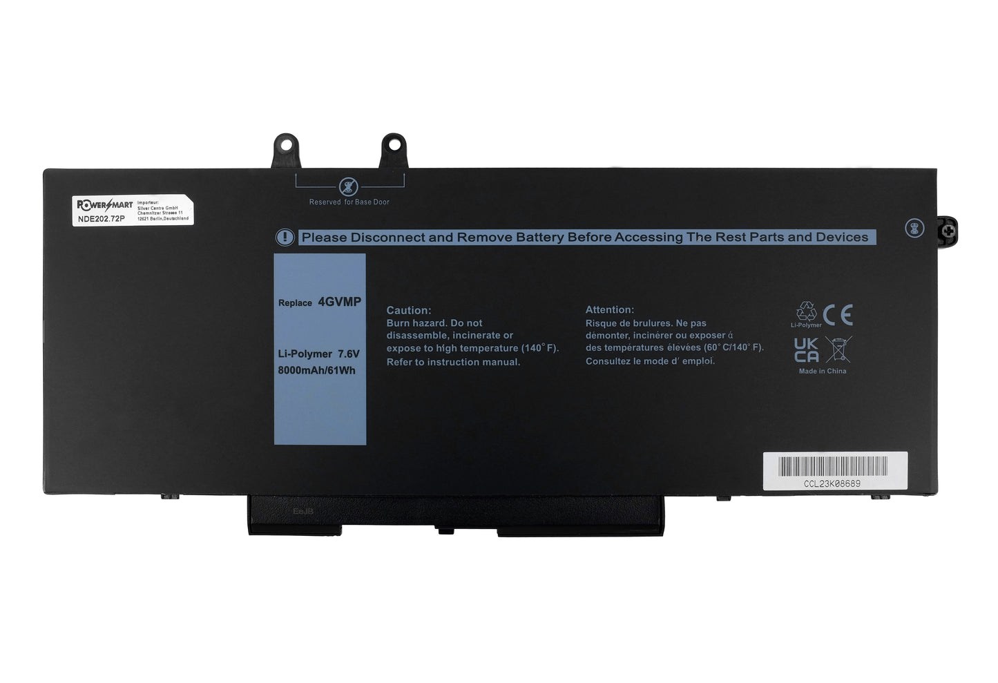 Ersatz-Laptop-Akku für Dell Precision 3540, Precision 3550